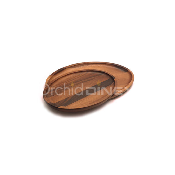 wooden oval tray