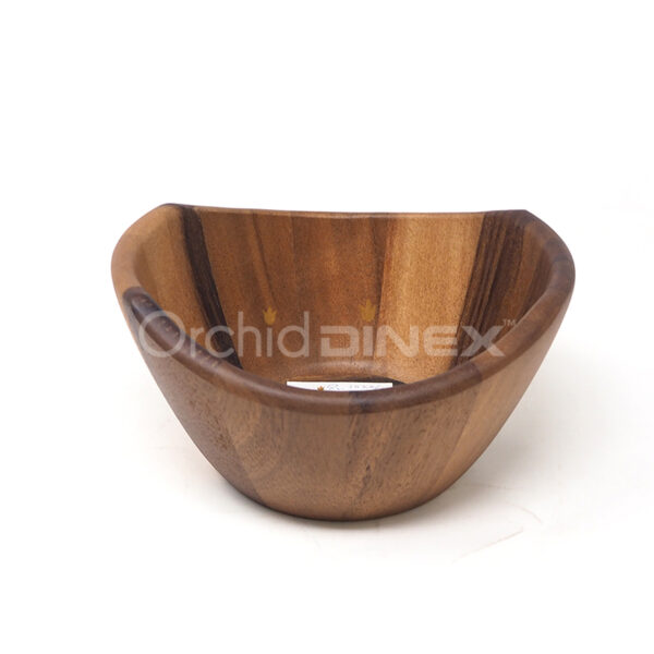 Acacia Bowl W/Curved Top
