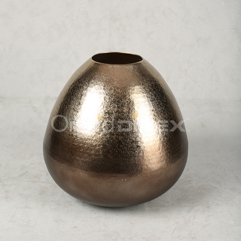 metal vases