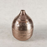 round fat pod vase