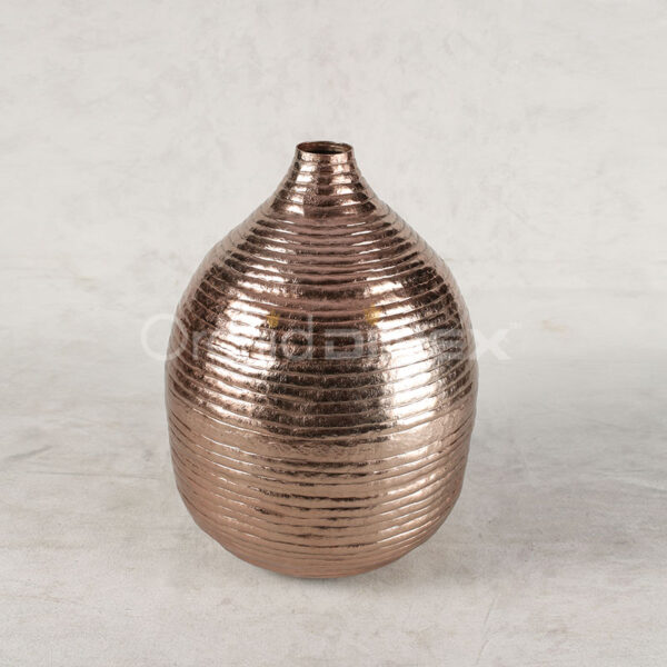 round fat pod vase