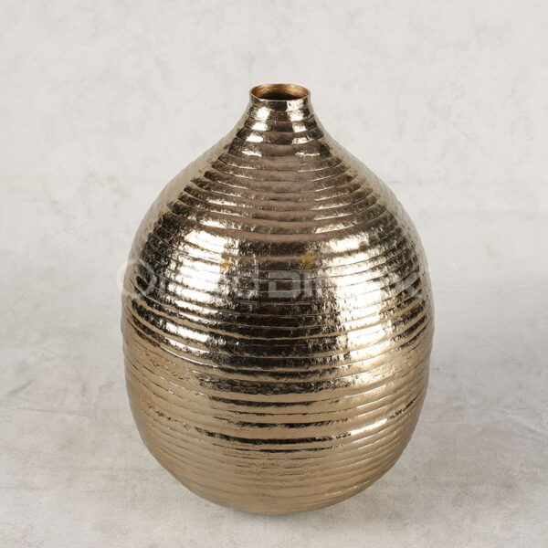 round fat pod vase