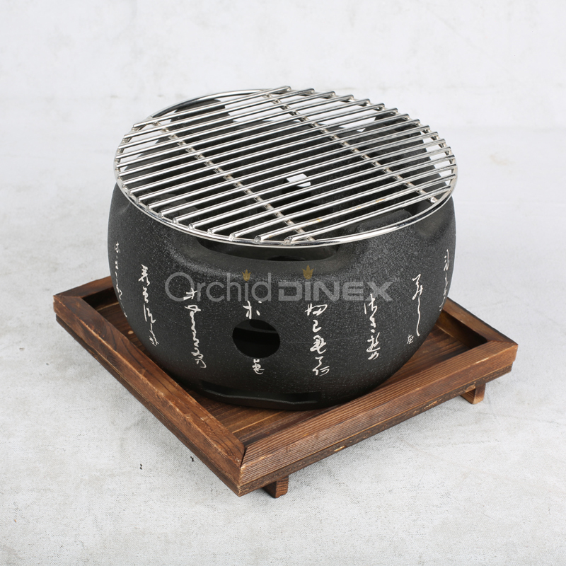 wooden base with hot warmmer