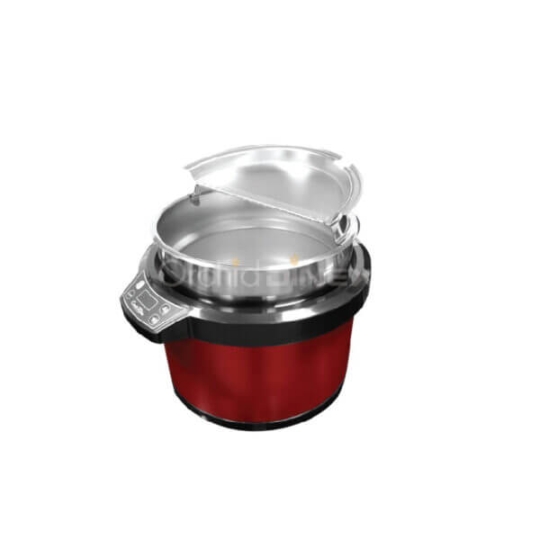 soup warmer red