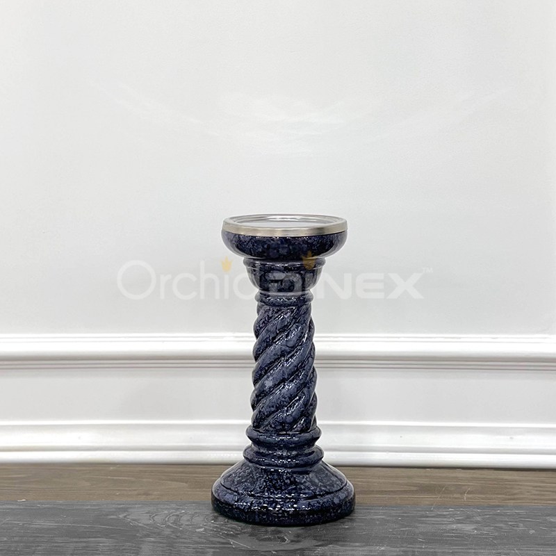 glass candle stand