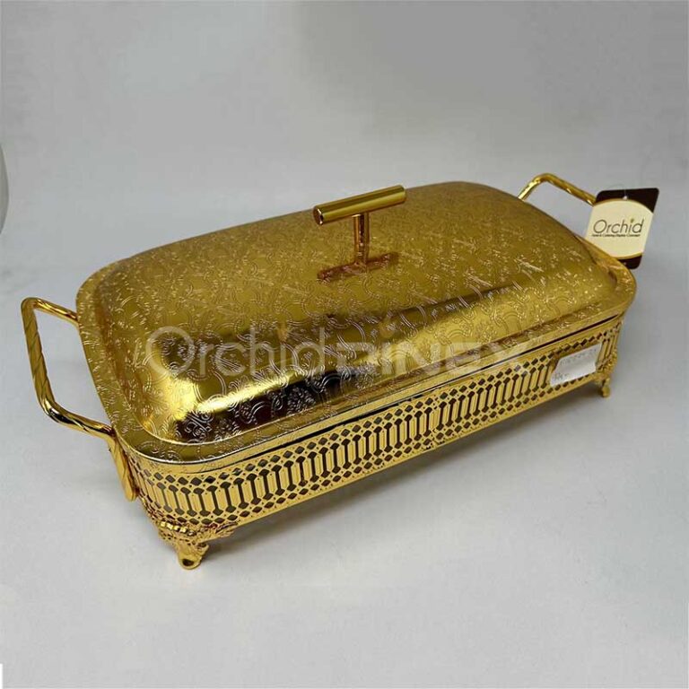 Orchid Golden Color Casserole | Buffet Chafing Dish 2L